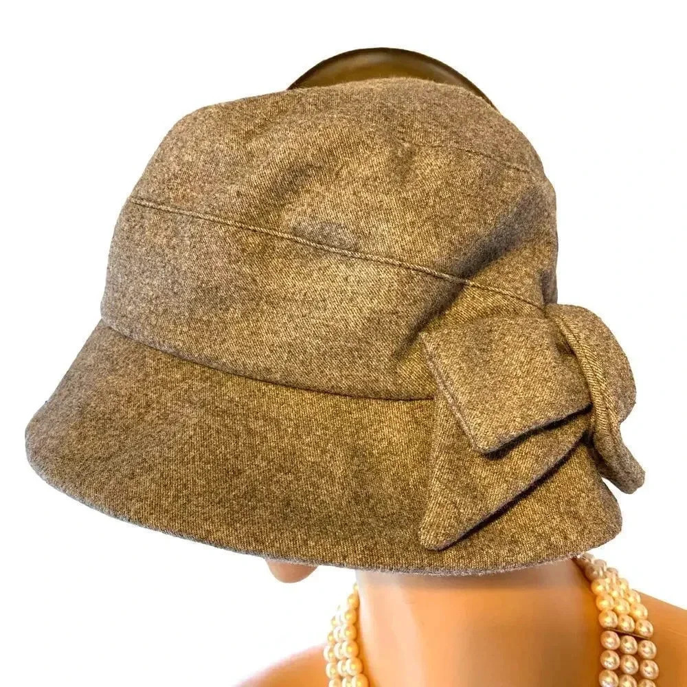 Vintage Siggi Gray Bucket Hat Women Size M-L See All Photo For Measurements